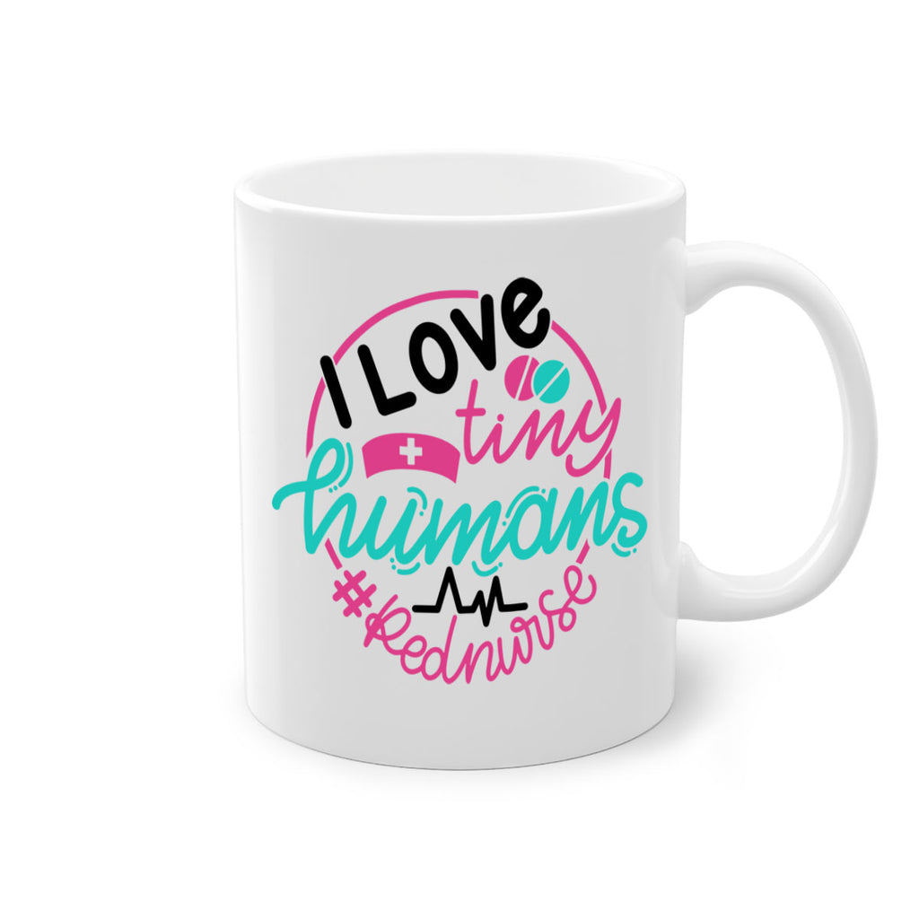I Love Tiny Humans Red Nurse Style Style 167#- nurse-Mug / Coffee Cup