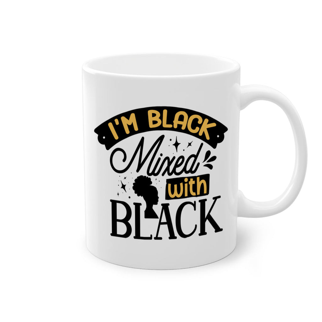 Im black mixed with black Style 30#- Black women - Girls-Mug / Coffee Cup