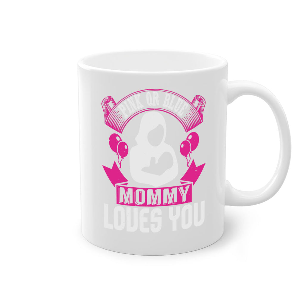 Pink or Blue Monny Loves You Style 178#- baby2-Mug / Coffee Cup