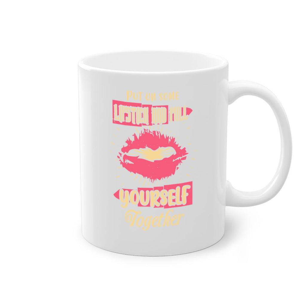 Put on some lipstick and pull yourself together Style 188#- makeup-Mug / Coffee Cup