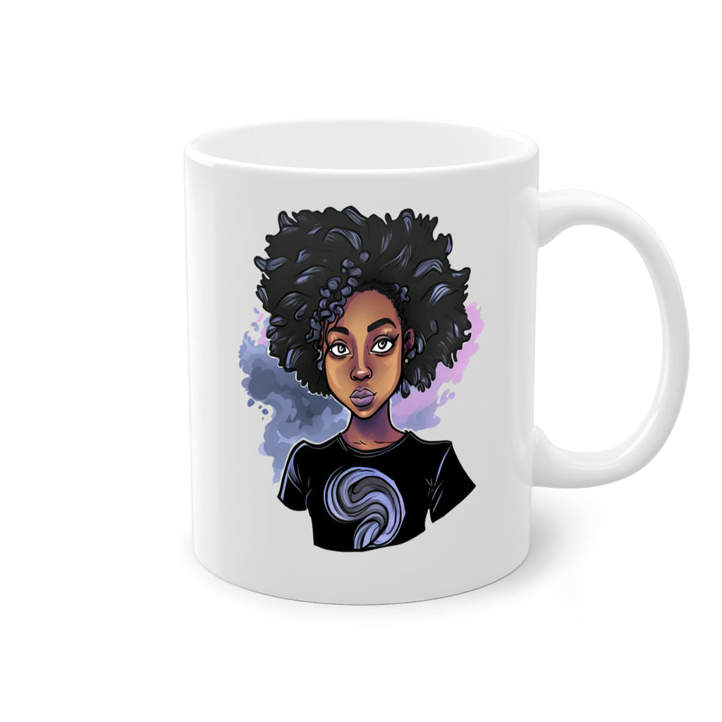 Sparkling Black Girl Design 1#- Black women - Girls-Mug / Coffee Cup