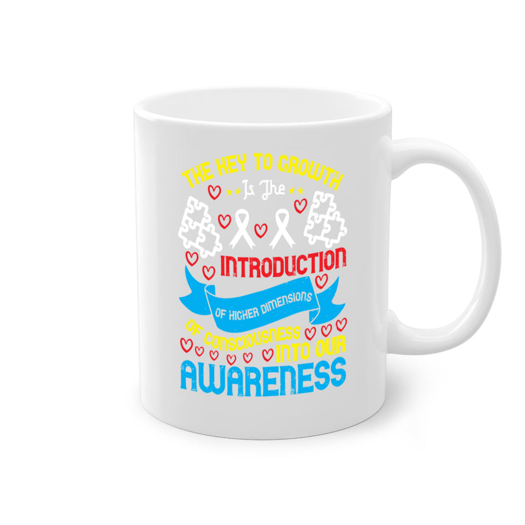 The key to growth is the introduction of higher dimensions Style 20#- Self awareness-Mug / Coffee Cup