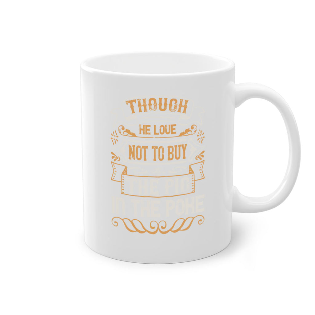 Though he love not to buy the pig in the poke Style 16#- pig-Mug / Coffee Cup
