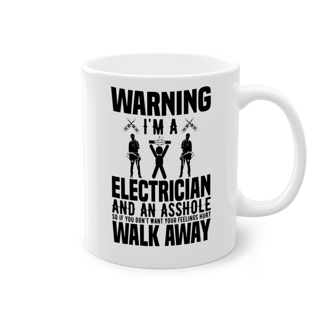 Warning Style 4#- electrician-Mug / Coffee Cup