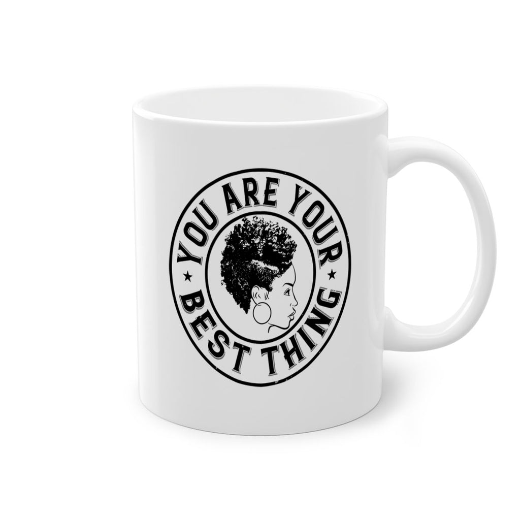 You are your best thing Style 42#- Afro - Black-Mug / Coffee Cup