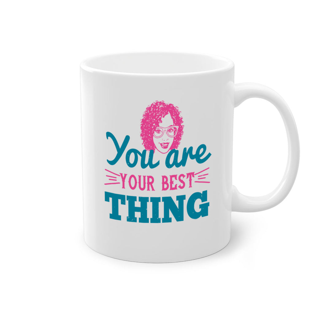 You are your best thing Style 49#- Afro - Black-Mug / Coffee Cup