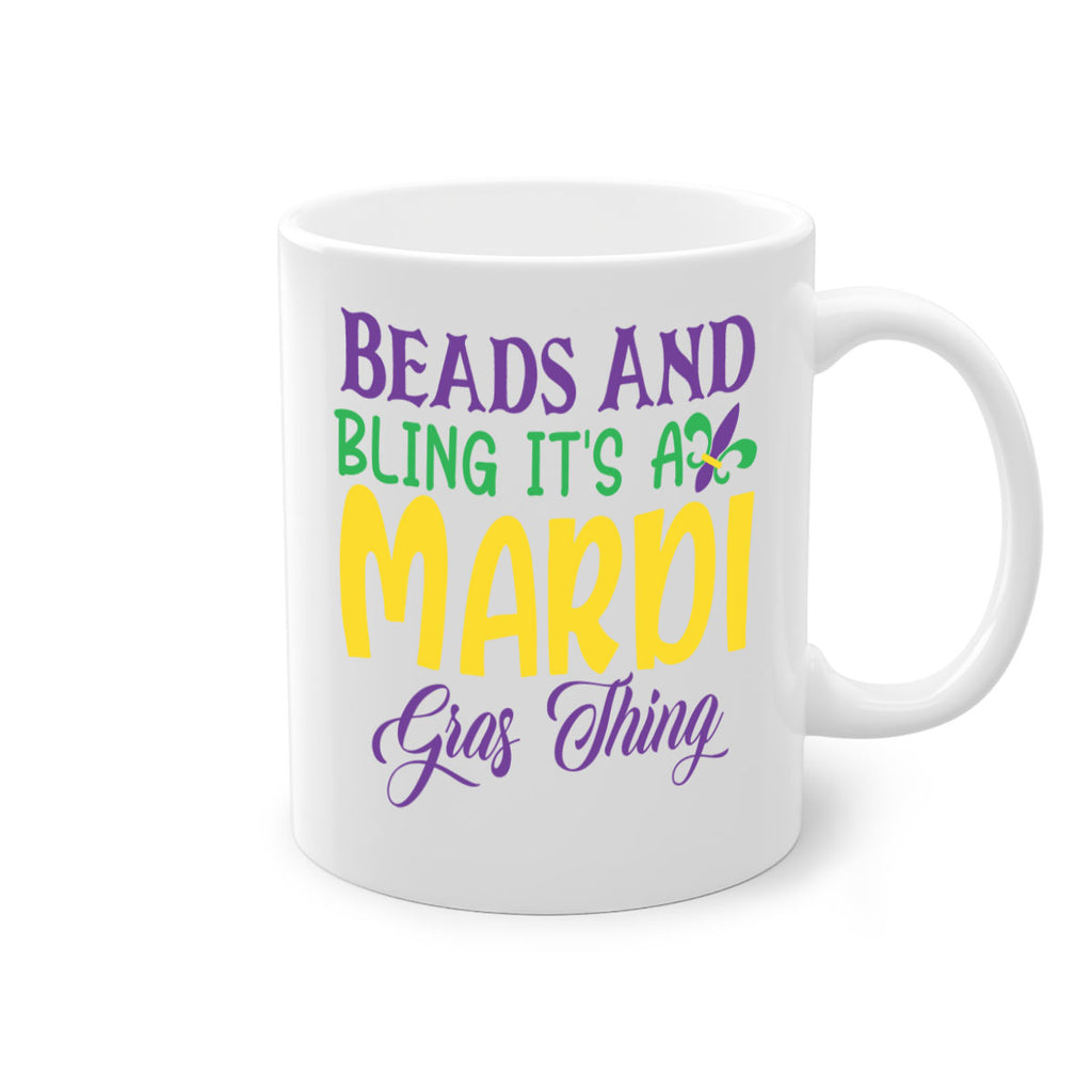 beads and bling its a mardi gras thing 86#- mardi gras-Mug / Coffee Cup