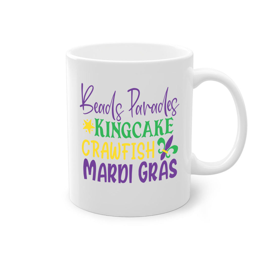 beads parades kingcake crawfish mardi gras 85#- mardi gras-Mug / Coffee Cup