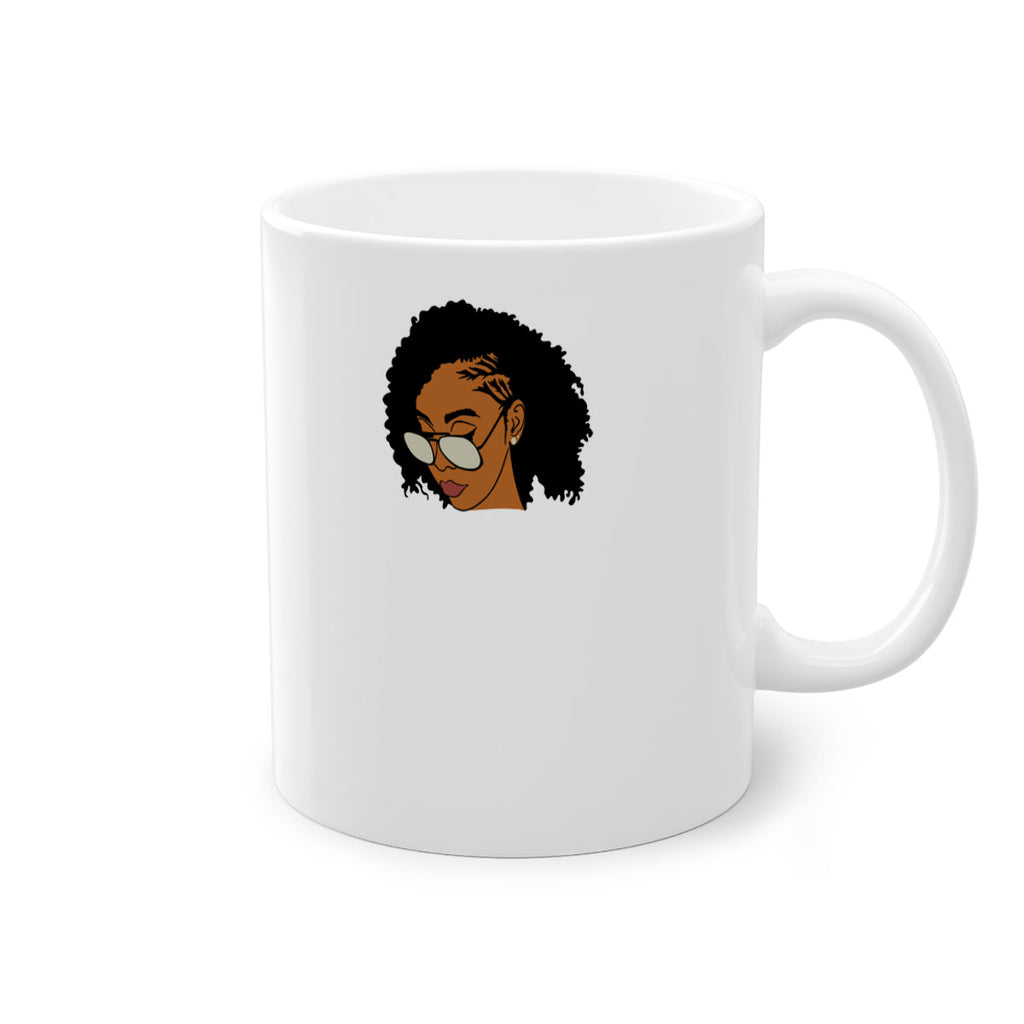 black afro 47#- Black women - Girls-Mug / Coffee Cup