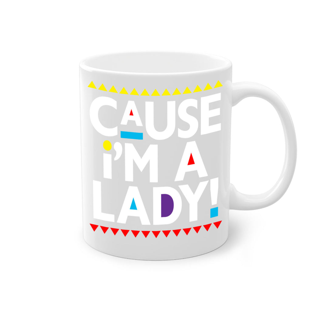 causeimalady 189#- black words - phrases-Mug / Coffee Cup