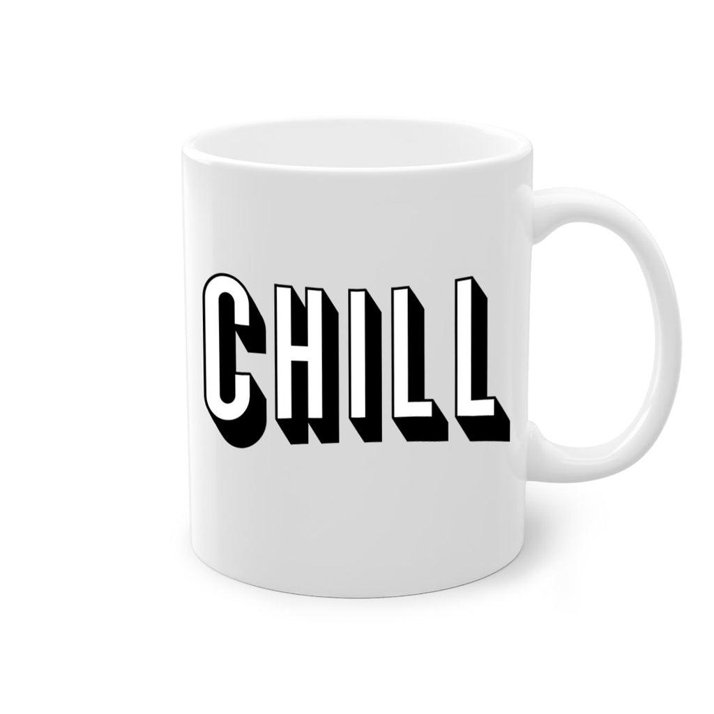 chill netflix 186#- black words - phrases-Mug / Coffee Cup