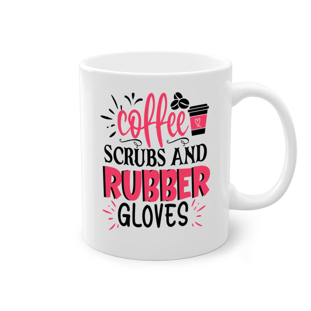 coffee scrubs and rubber gloves Style Style 212#- nurse-Mug / Coffee Cup