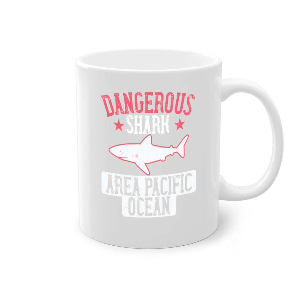 dangerous shark area pacific ocean Style 92#- Shark-Fish-Mug / Coffee Cup