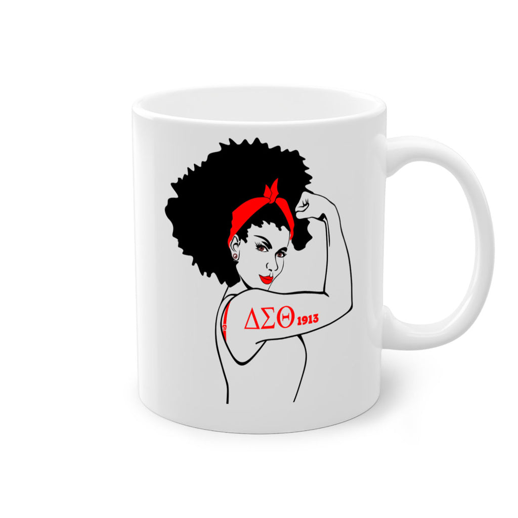 delta sigma theta 6#- black words - phrases-Mug / Coffee Cup