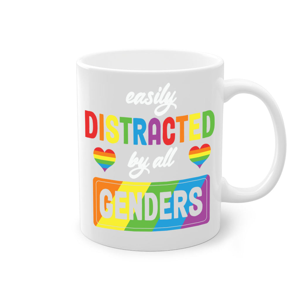 easily distracted by all genders lgbt 142#- lgbt-Mug / Coffee Cup