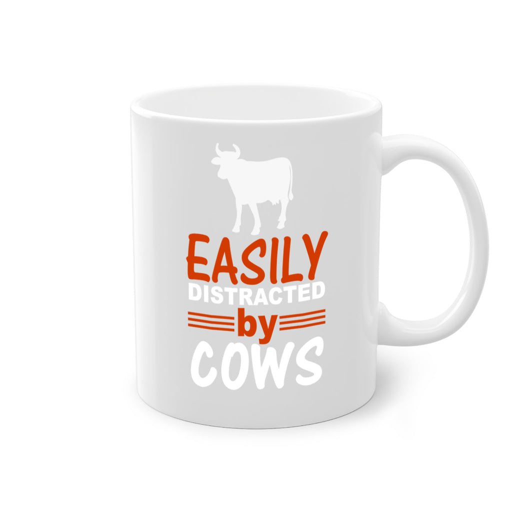easily distracted by cows Style 4#- Cow-Mug / Coffee Cup