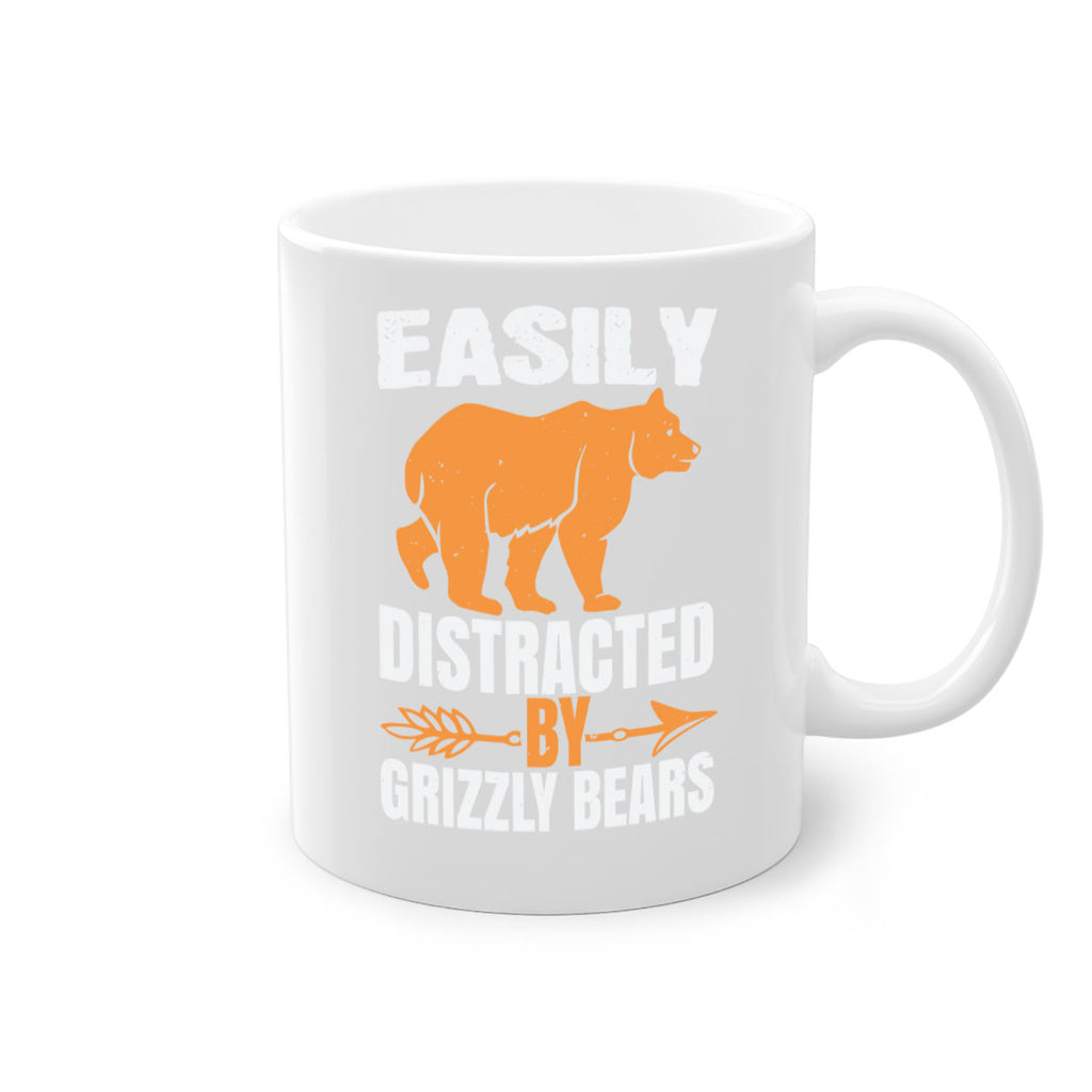 easily distracted by grizzly bears 1#- bear-Mug / Coffee Cup