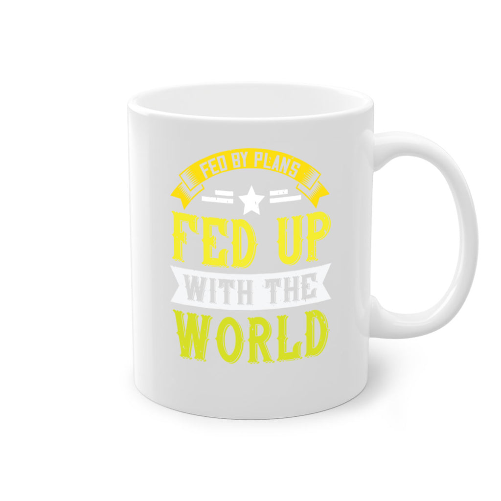 fed by plans fed up with the world 137#- vegan-Mug / Coffee Cup