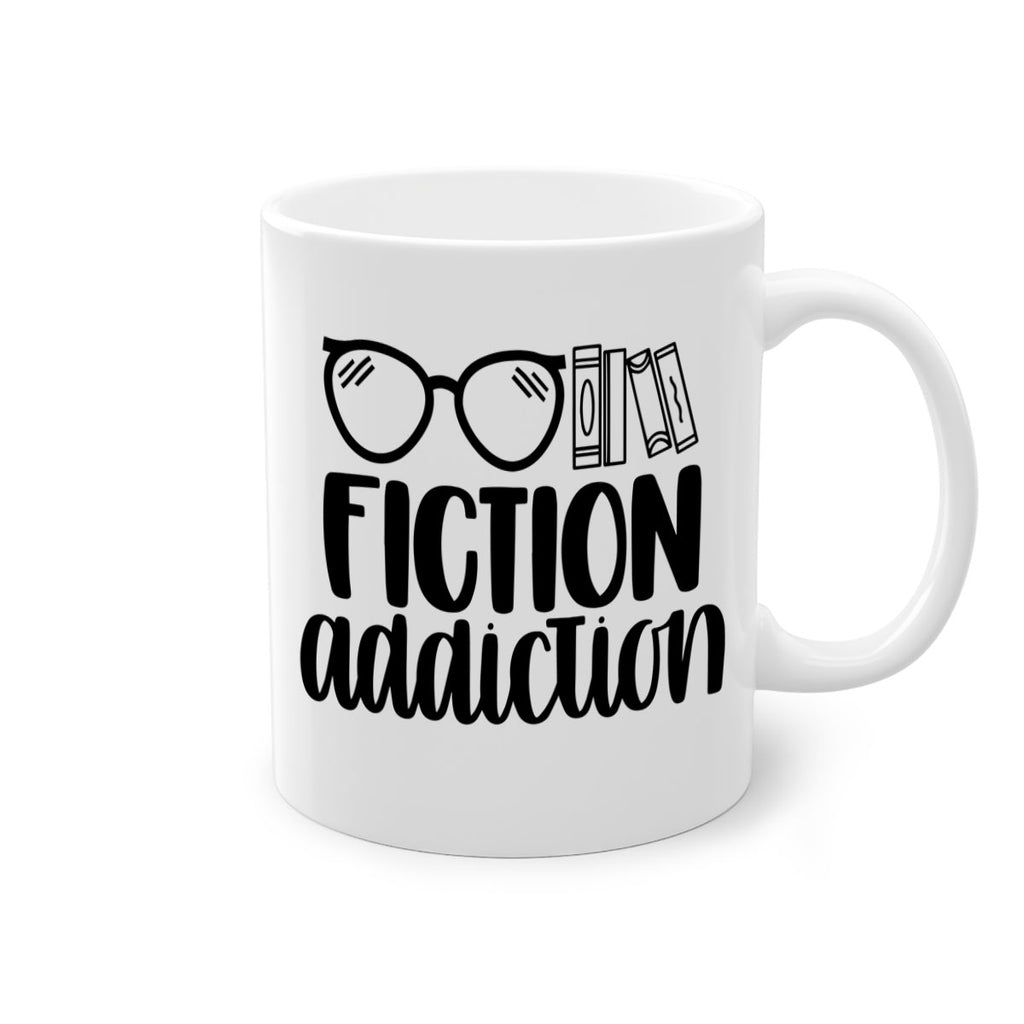 fiction addiction 40#- Reading - Books-Mug / Coffee Cup