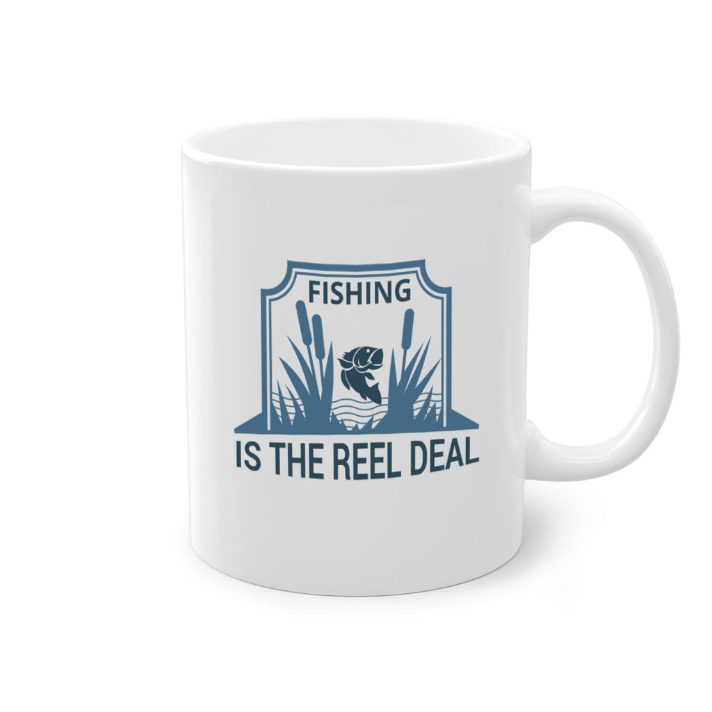 fishing is the real deal 138#- fishing-Mug / Coffee Cup