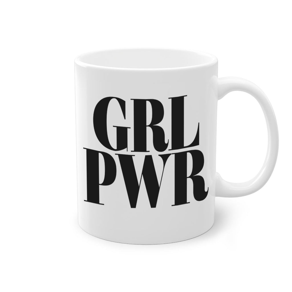 grl pwr 141#- black words - phrases-Mug / Coffee Cup