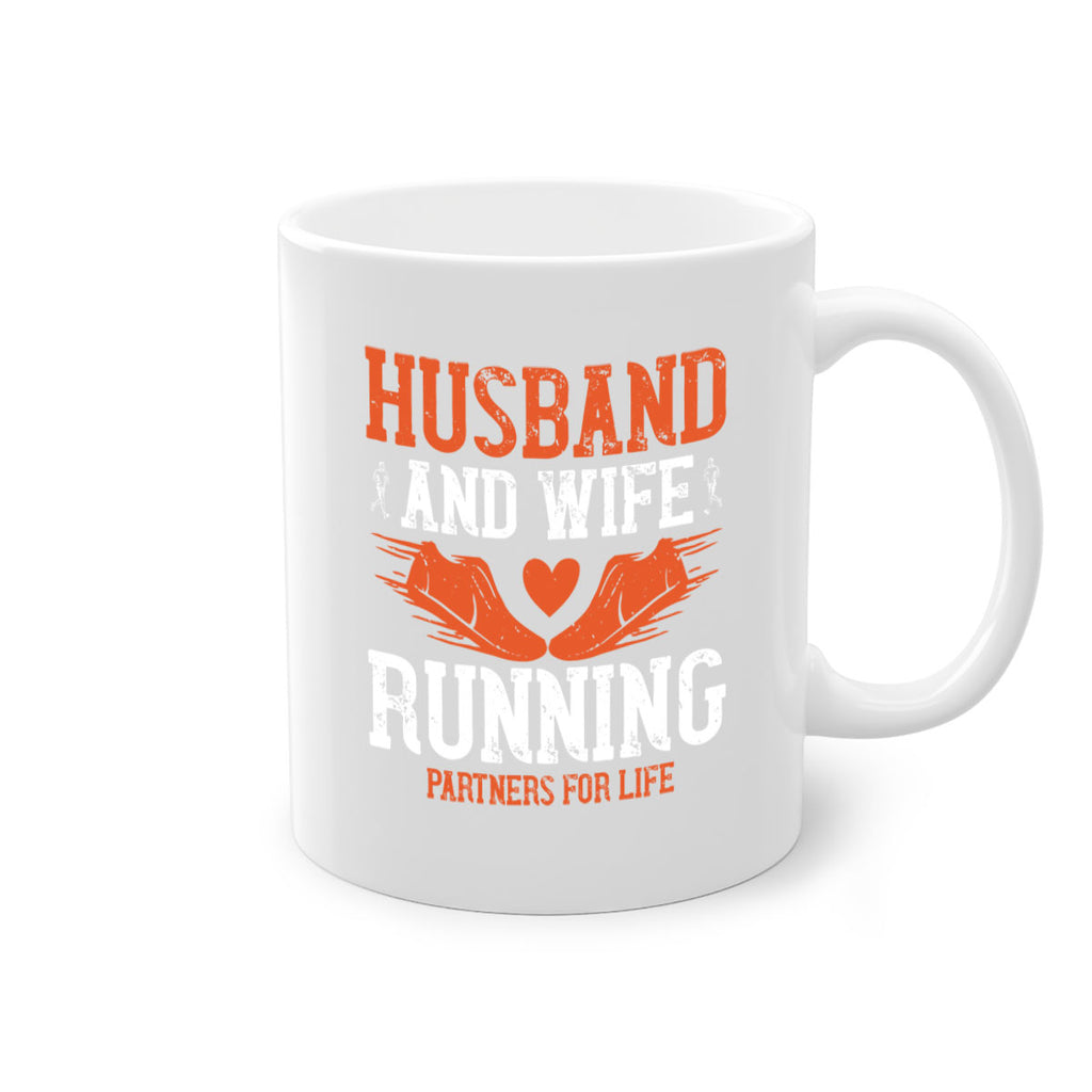 husband and wife running partners for life 41#- running-Mug / Coffee Cup
