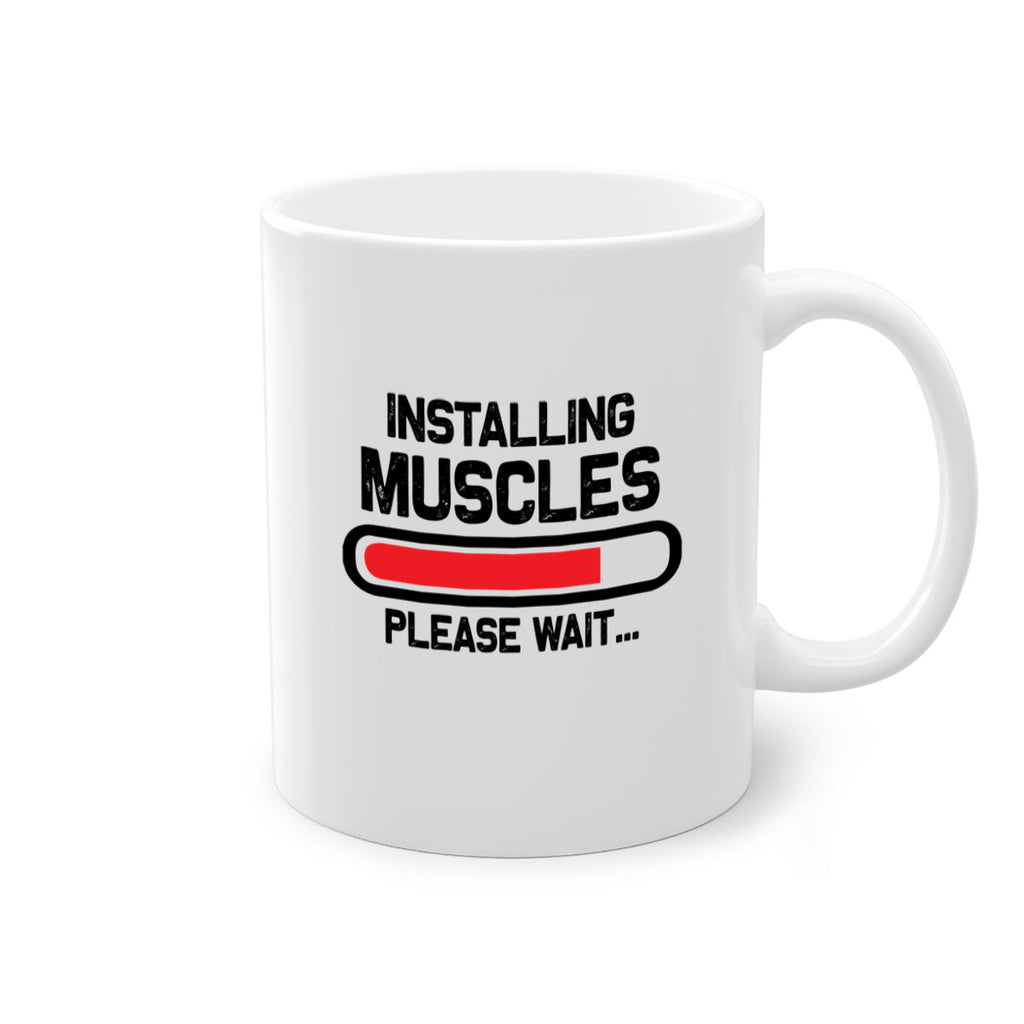 installing muscles please wait 7#- gym-Mug / Coffee Cup