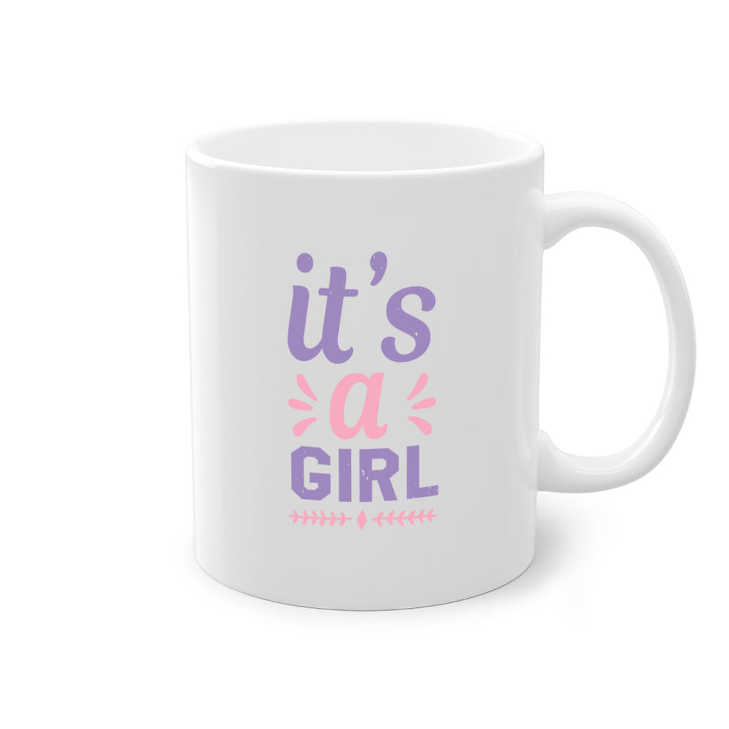 its a girl Style 32#- baby shower-Mug / Coffee Cup