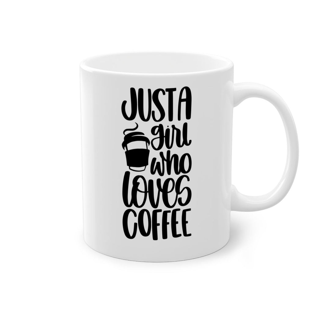 just a girl who loves coffee 86#- coffee-Mug / Coffee Cup