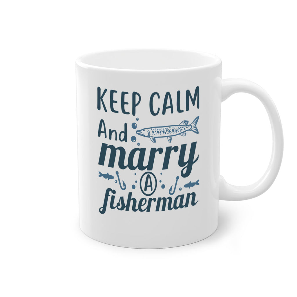 keep calm and merry 66#- fishing-Mug / Coffee Cup