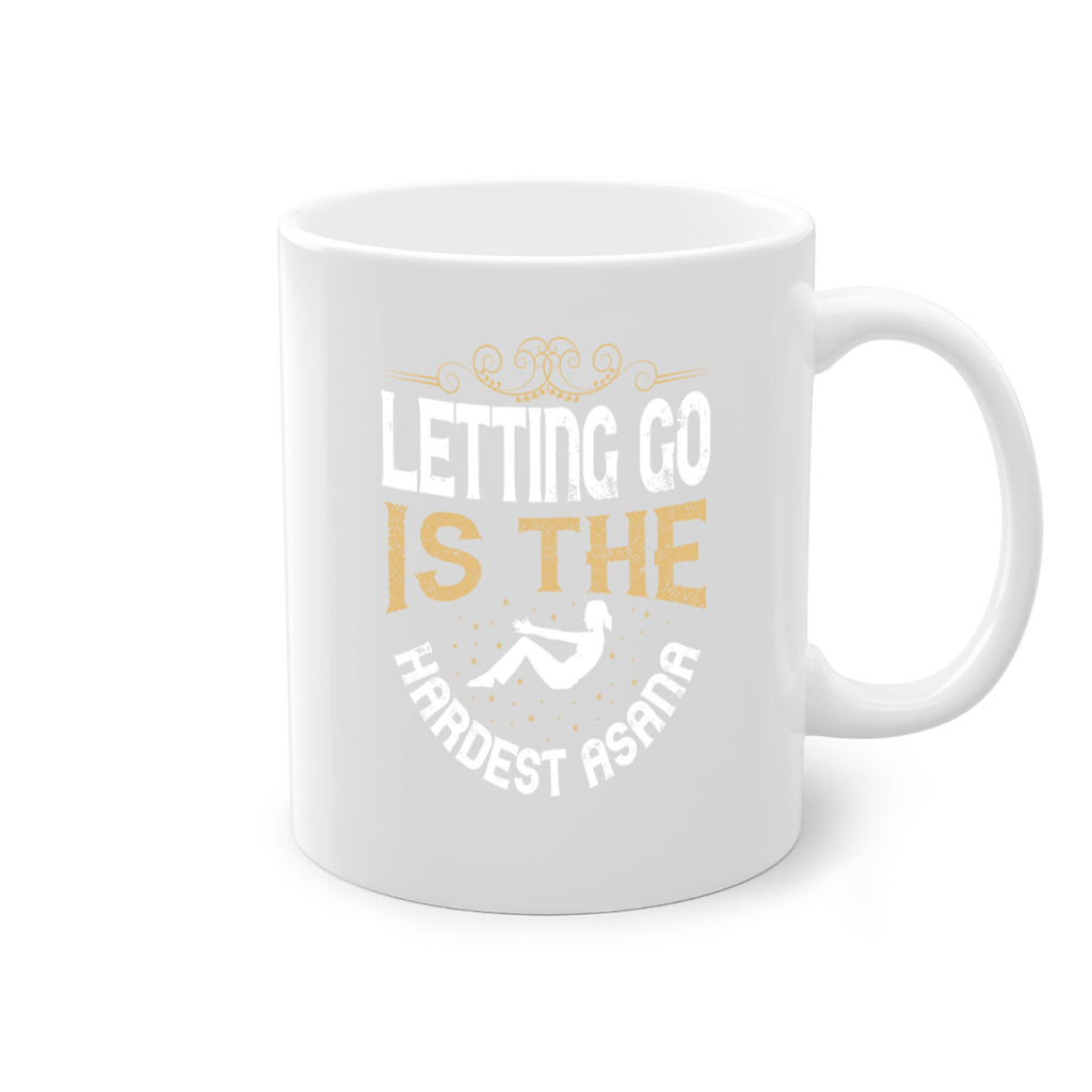letting go is the hardest asana 76#- yoga-Mug / Coffee Cup