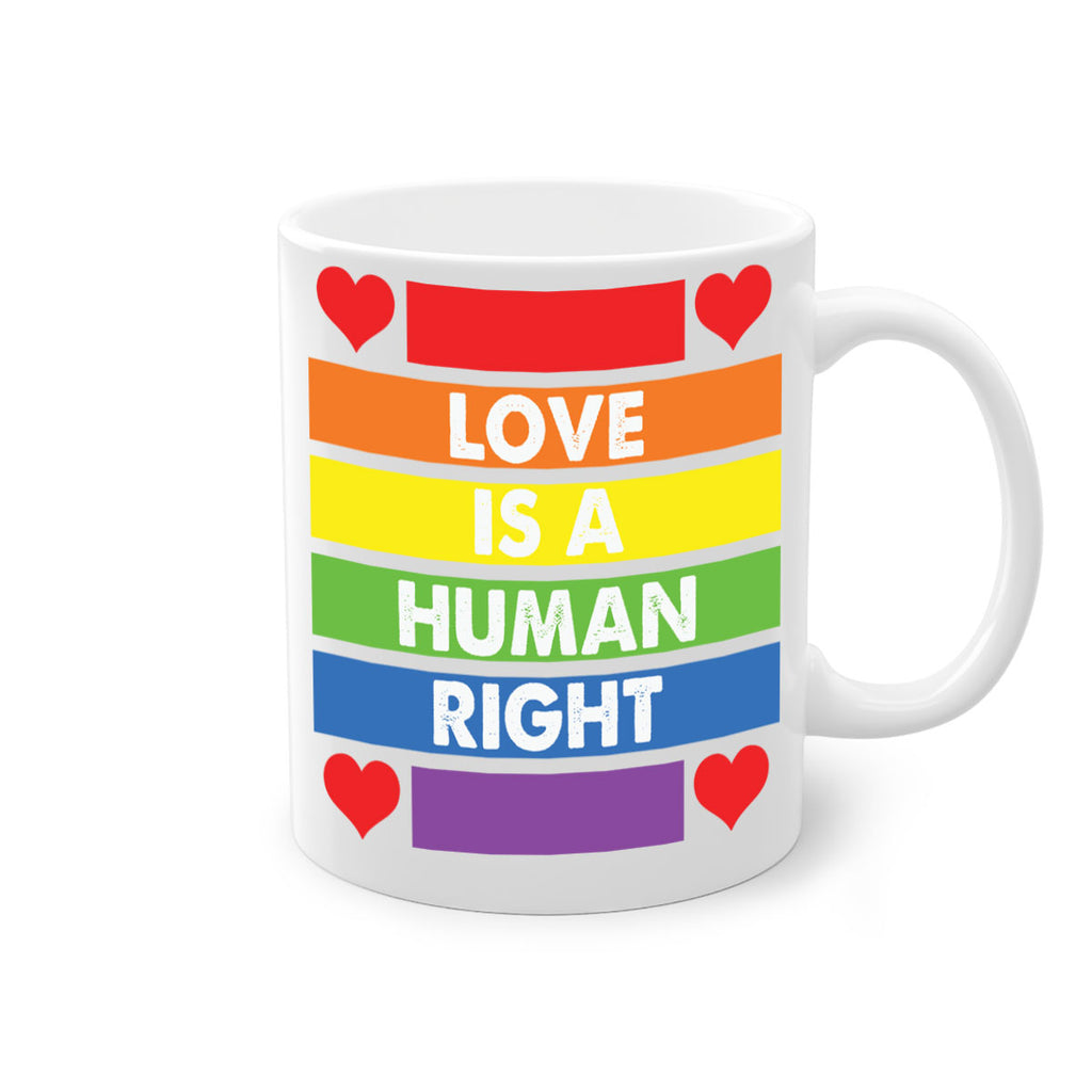 love is a human right lgbt 86#- lgbt-Mug / Coffee Cup