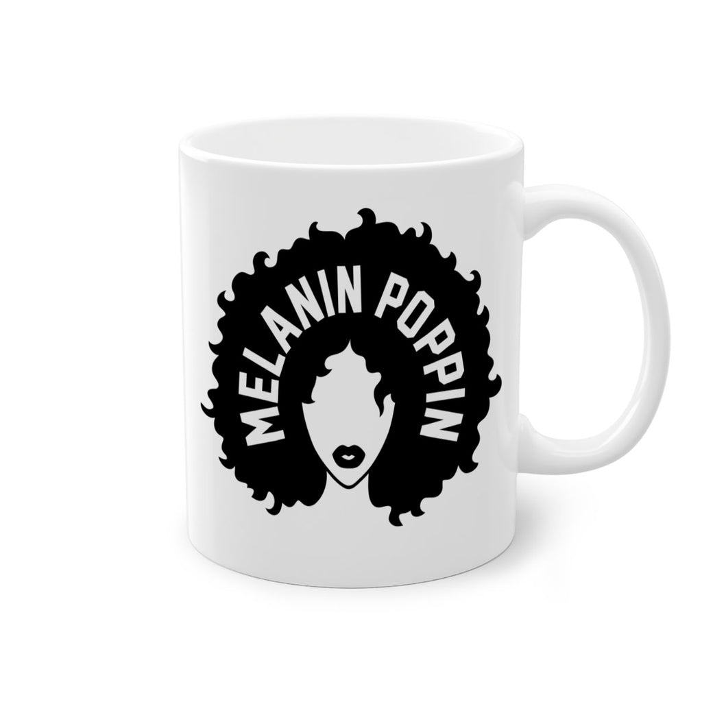 melanin poppin 85#- black words - phrases-Mug / Coffee Cup
