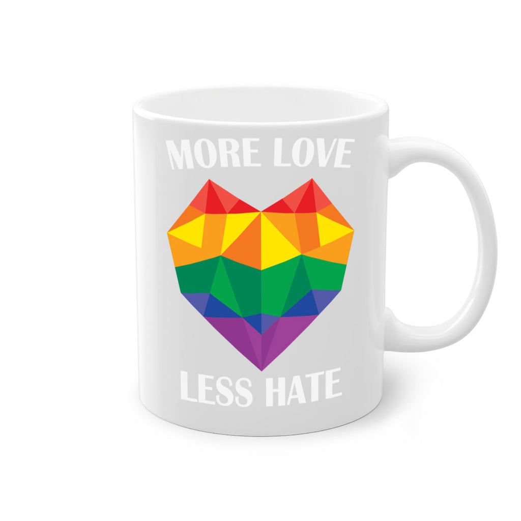 more love less hate lgbt lgbt 78#- lgbt-Mug / Coffee Cup
