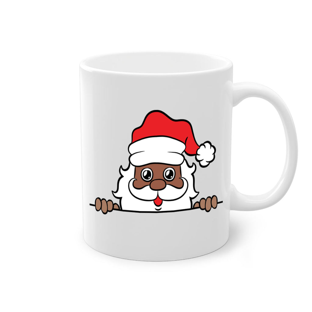 peekaboo black santa 19#- Black men - Boys-Mug / Coffee Cup