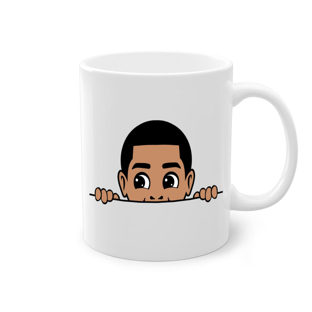 peekaboo boy 17#- Black men - Boys-Mug / Coffee Cup