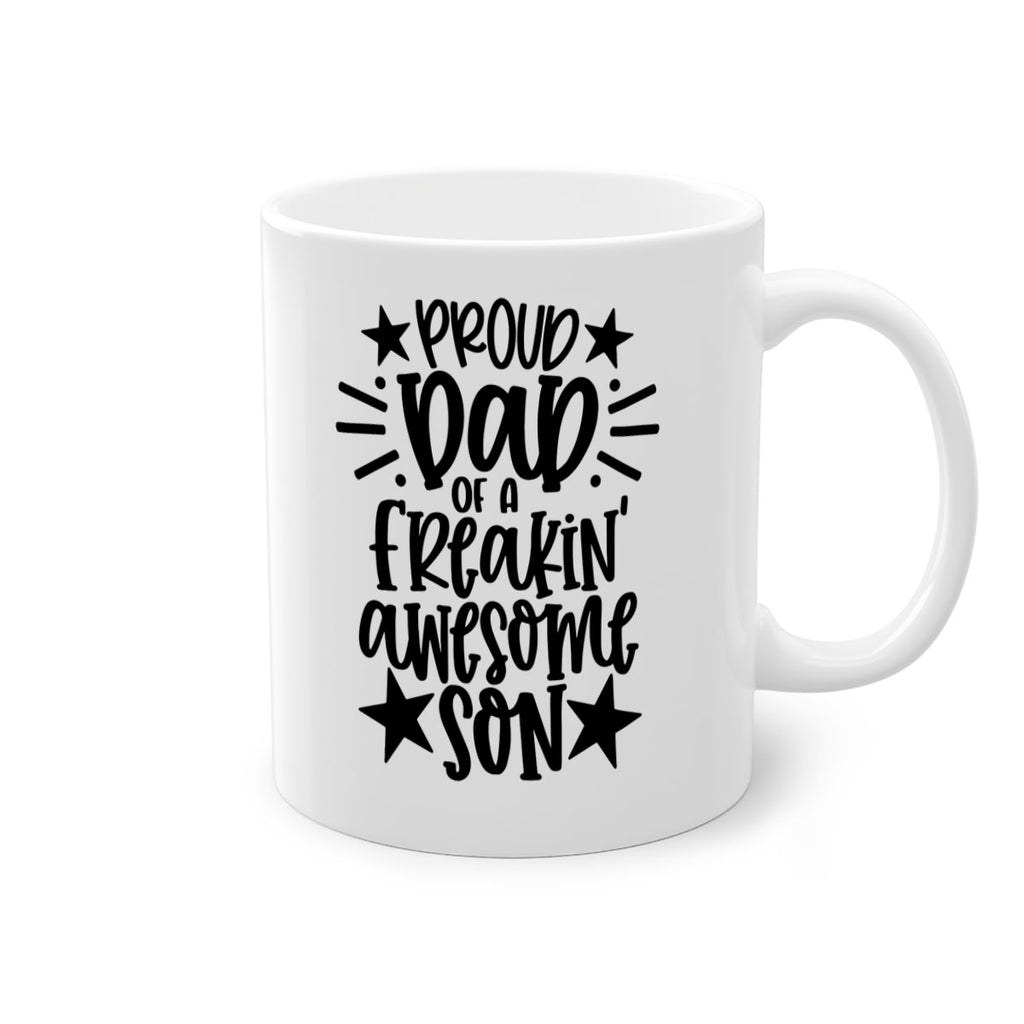 proud dad of a freakin awesome son 23#- fathers day-Mug / Coffee Cup