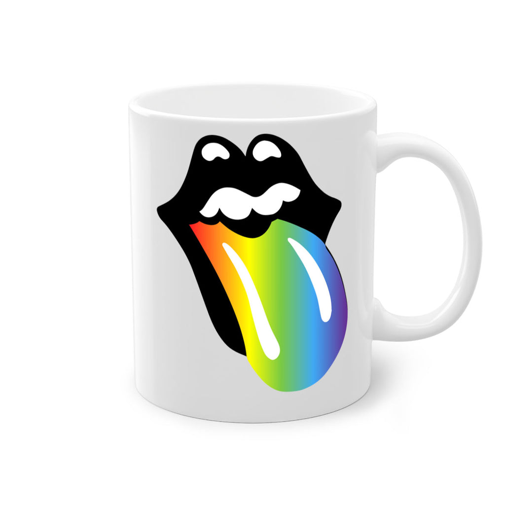 rainbow mouth and tongue 5#- lgbt-Mug / Coffee Cup