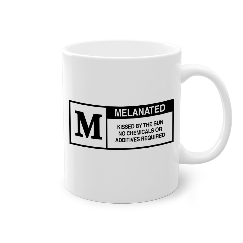 rated melanin 45#- black words - phrases-Mug / Coffee Cup