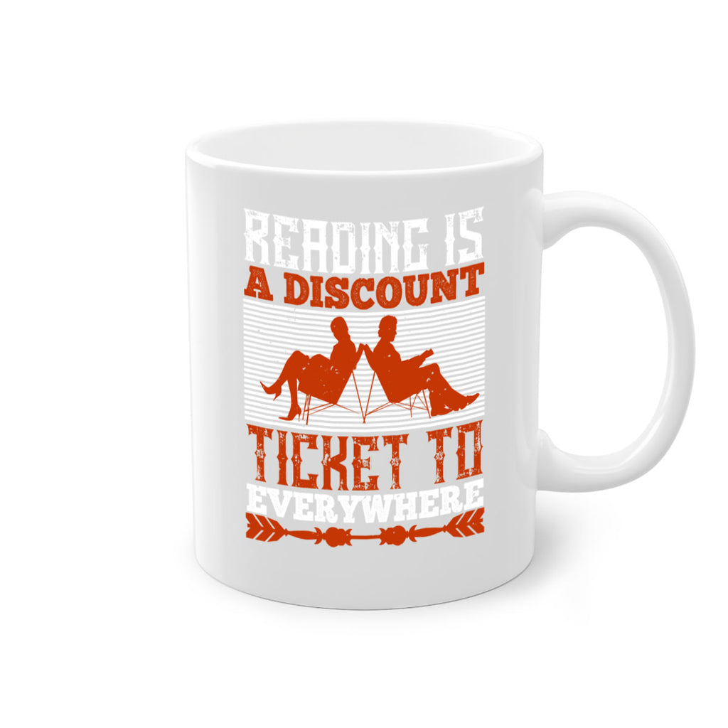 reading is a discount ticket to everywhere 17#- Reading - Books-Mug / Coffee Cup