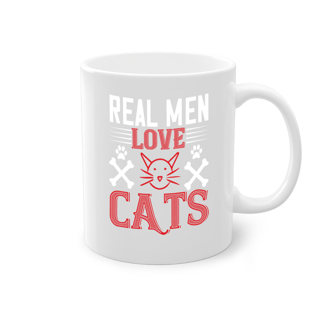 real man love cats Style 113#- cat-Mug / Coffee Cup