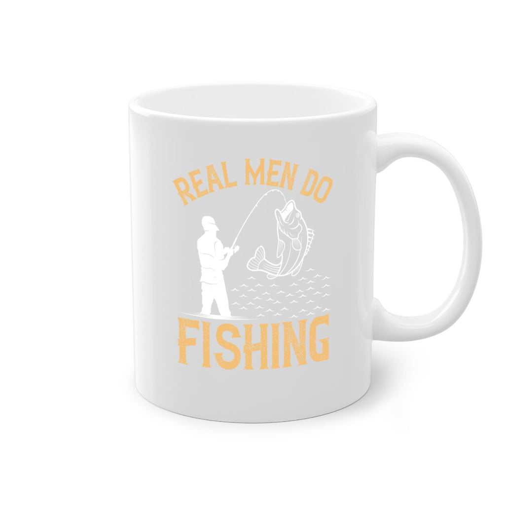 real men do fishing 240#- fishing-Mug / Coffee Cup