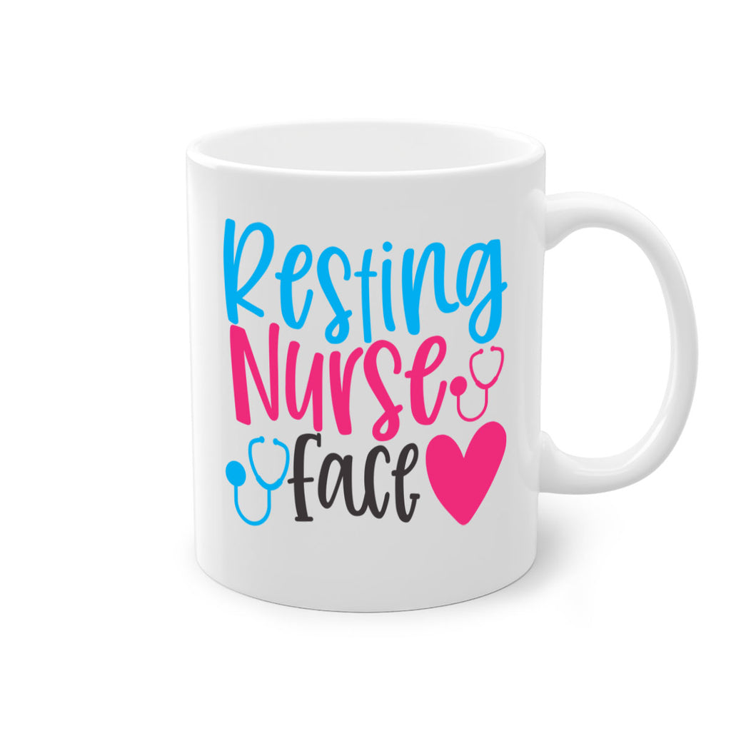 resting nurse face Style Style 56#- nurse-Mug / Coffee Cup