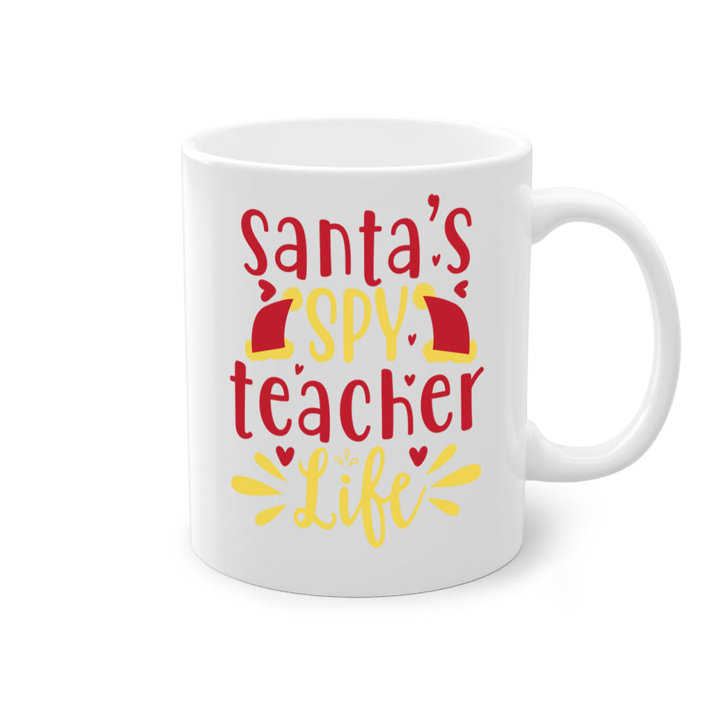 santa’s spy teacher life 12#- christmas-Mug / Coffee Cup