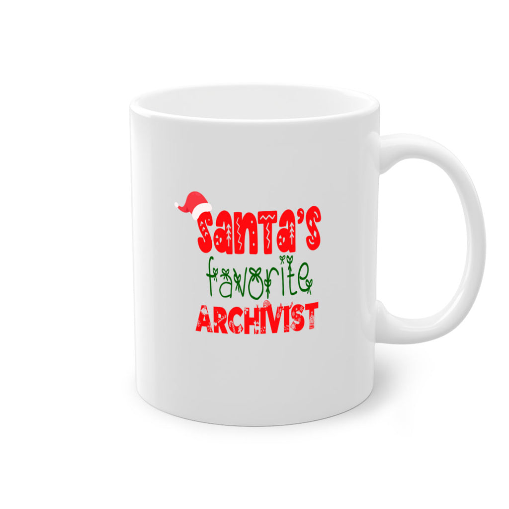 santas favorite archivist style 650#- christmas-Mug / Coffee Cup