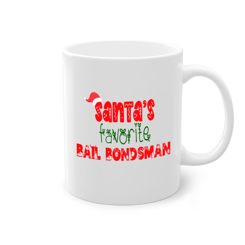 santas favorite bail bondsman style 669#- christmas-Mug / Coffee Cup