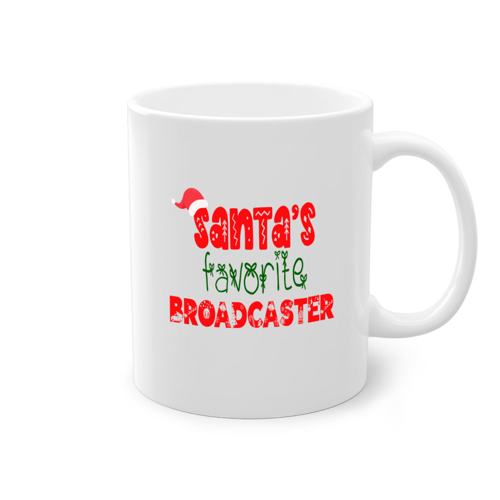 santas favorite broadcaster style 689#- christmas-Mug / Coffee Cup