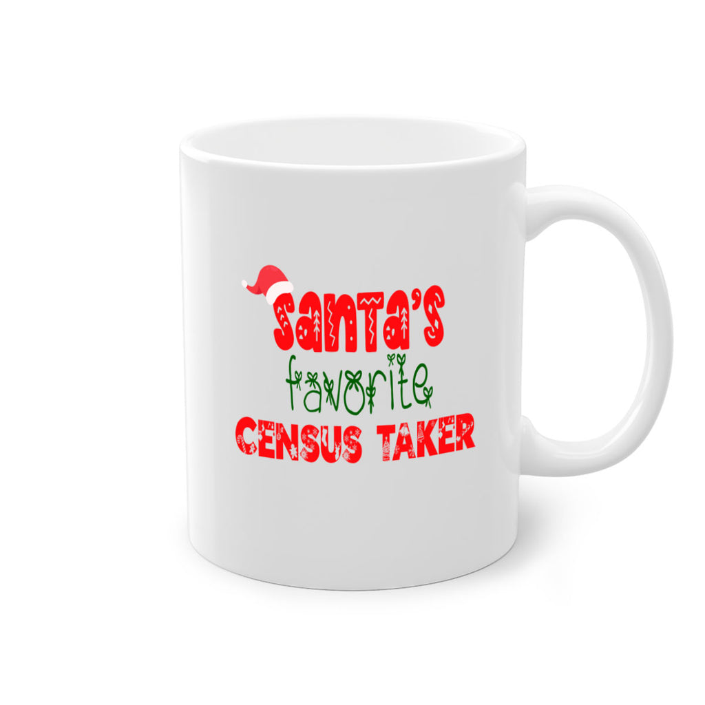 santas favorite census taker style 707#- christmas-Mug / Coffee Cup