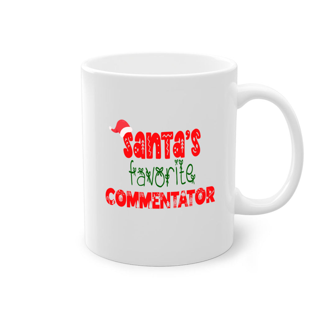 santas favorite commentator style 728#- christmas-Mug / Coffee Cup