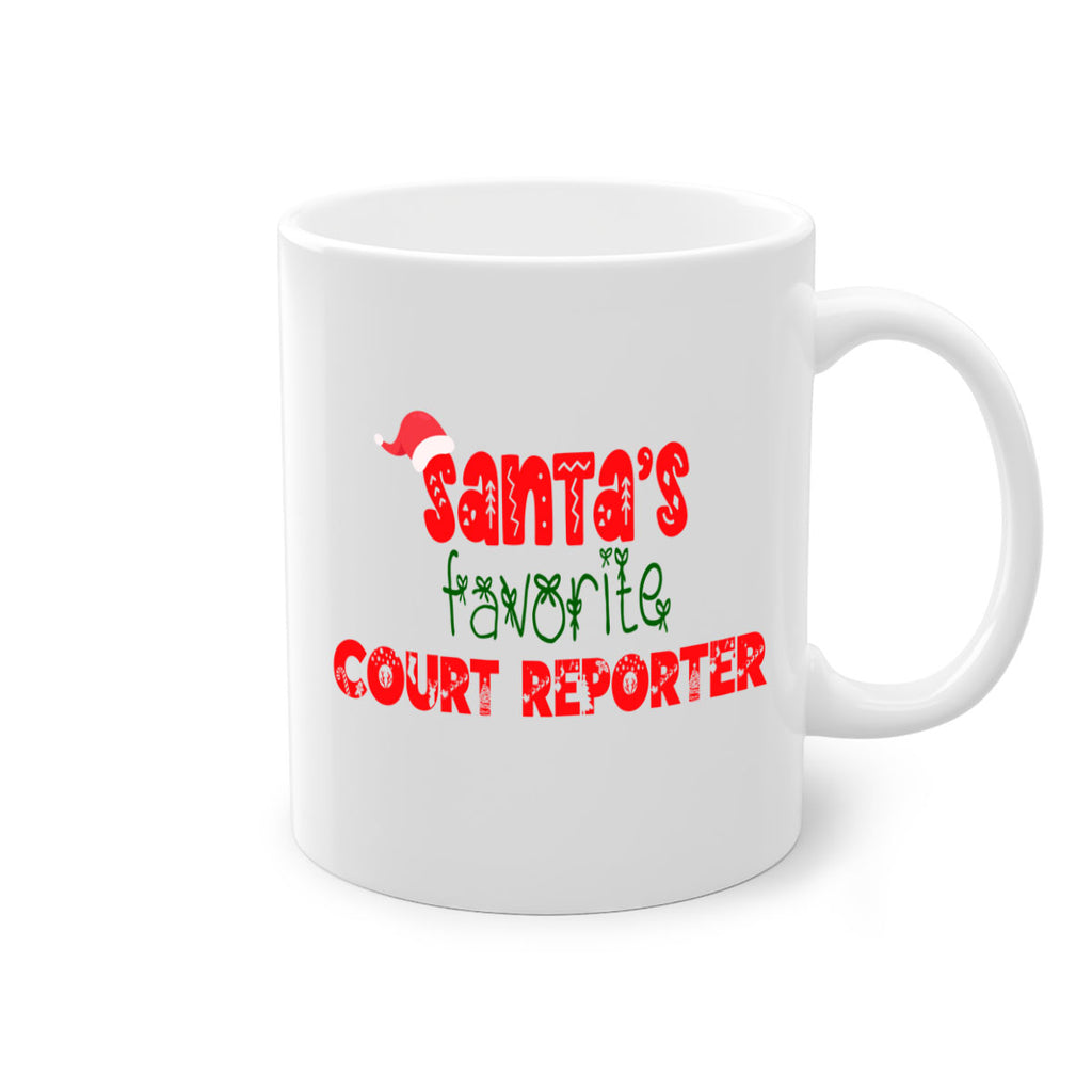 santas favorite court reporter style 750#- christmas-Mug / Coffee Cup
